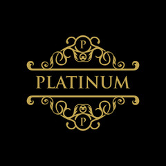 Luxury Logo template in vector for Restaurant, Royalty, Boutique, Cafe, Hotel, Heraldic, Jewelry, Fashion and other vector illustration