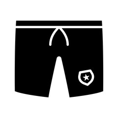 Football shorts icon. shorts sign for mobile concept and web design. vector illustration
