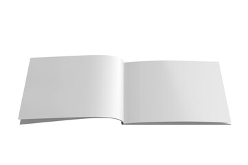Magazine isolated on grey to replace your design with transparent mockup vector. PNG	