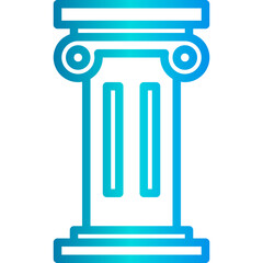 Column outline icon
