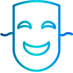 Mask outline icon