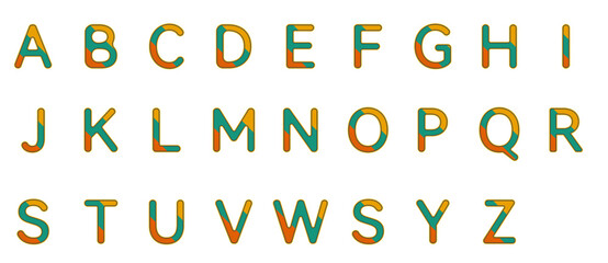 アルファベット　素材