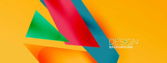 Background abstract overlapping shapes. Minimal composition vector illustration for wallpaper banner background or landing page