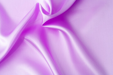 Close up of purple silk background