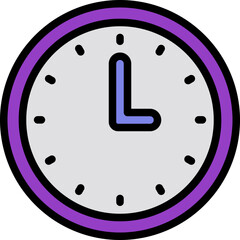 Clock outline icon