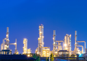 Obraz na płótnie Canvas Refinery and Petroleum Industry