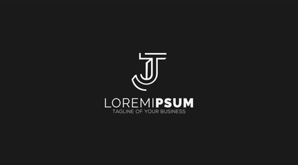 Letter J logo icon design template elements