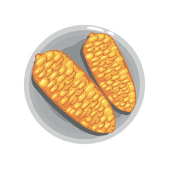 grill corn icon