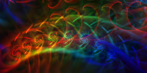 Fraktal Design Hintergrund Motiv für Druck und Web