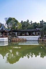 A traditional garden in the Jiangnan style