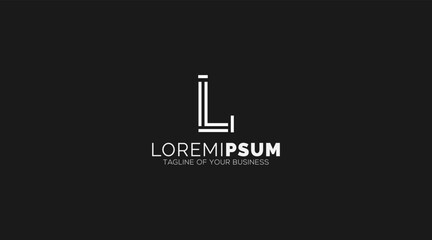 Letter L logo icon design template elements 