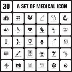 a set of medical icon , medical icon