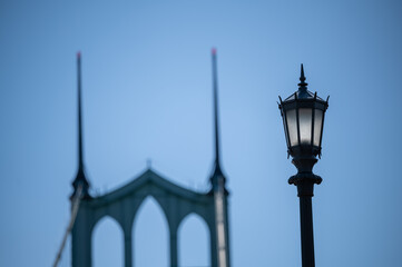 street lamp in the city