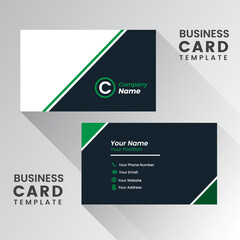 modern business card design . double sided business card design template . flat gradation business card inspiration