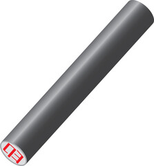 印鑑のイメージイラスト　認印　銀行印