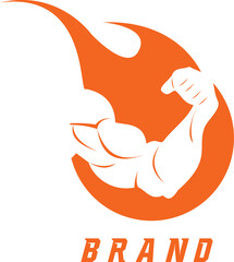 Fire Burn Logo Vector