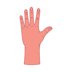 raised hand icon