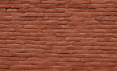 Antique brick wall, panoramic view. Grunge stone texture.
