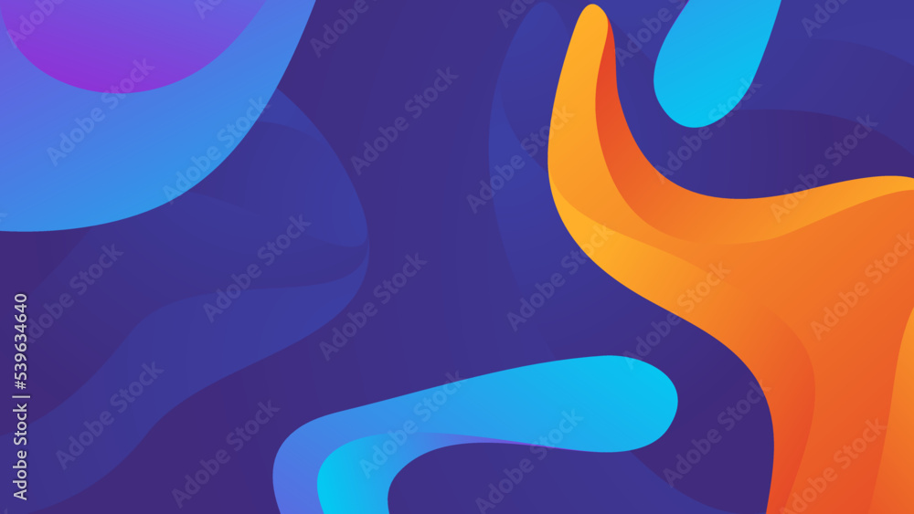 Aufkleber Abstract background with colorful geometric shapes. Trendy gradient geometric pattern background texture. Minimal color gradient background template for poster, certificate, presentation, landing page