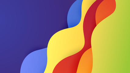 Abstract background with colorful geometric shapes. Trendy gradient geometric pattern background texture. Minimal color gradient background template for poster, certificate, presentation, landing page