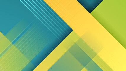 Green and yellow abstract background