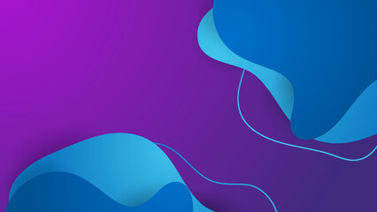 Modern blue and purple gradient background with geometric creative and minimal gradient concepts. Vector abstract graphic design banner pattern presentation background web template.