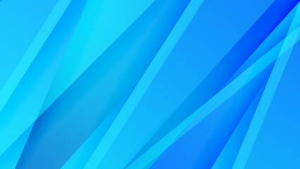 Abstract blue background with light line and minimal concept