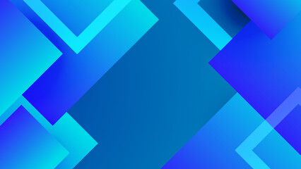 Fototapeta premium Abstract blue background with light line and minimal concept