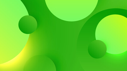 Modern abstract green gradient minimal background. Vector abstract graphic presentation design banner pattern background web template.