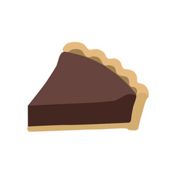 イラスト　ケーキ　スイーツ　おやつ　お菓子　チョコタルト
