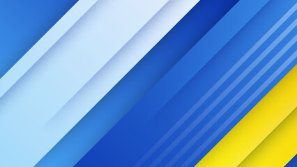 Abstract dynamic blue and yellow orange gradient background