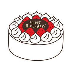 イラスト　ケーキ　スイーツ　おやつ　お菓子