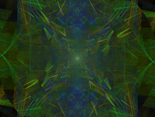 Naklejka premium Imaginatory fractal abstract background Image