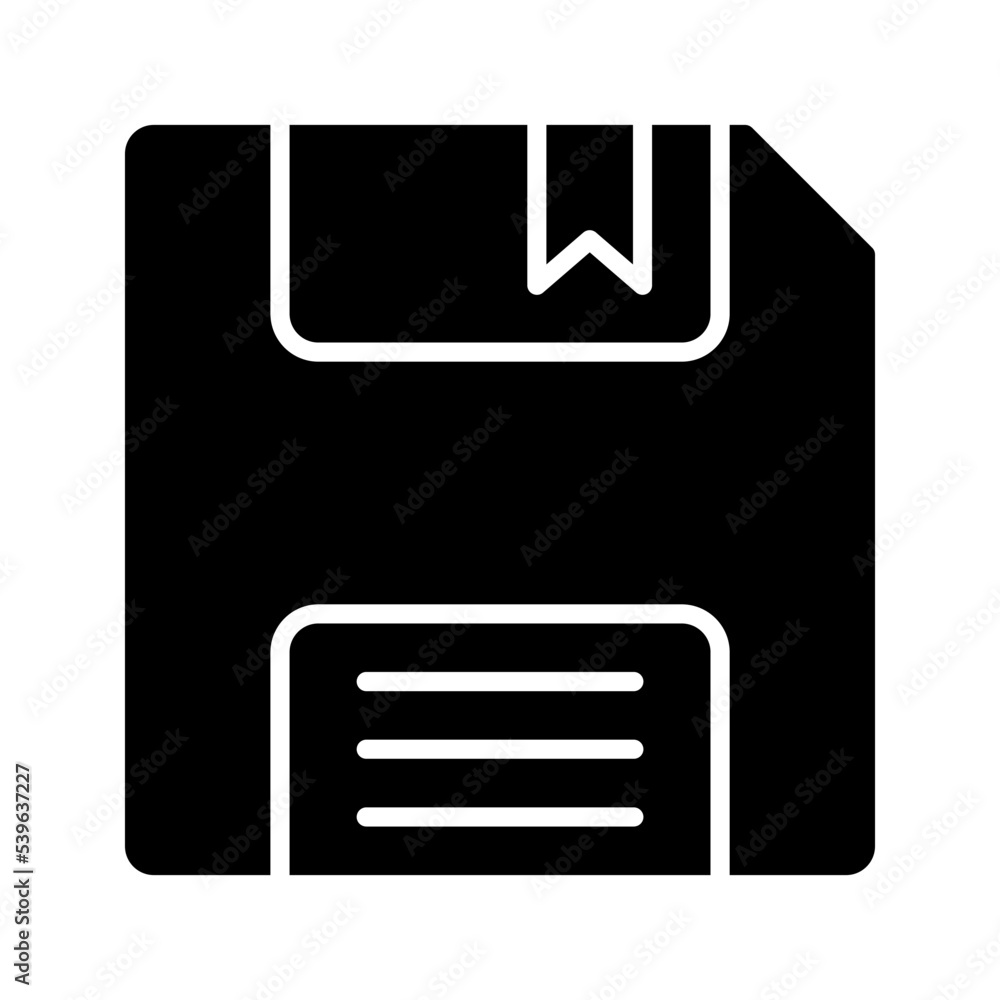 Aufkleber floppy disk icon. save diskette sign for mobile concept and web design. vector illustration