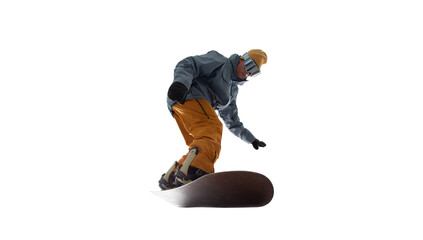 Snowboarder cut out