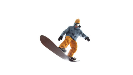 Snowboarder cut out