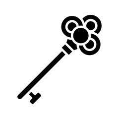 Obraz premium Key icon. key Jewelry sign for mobile concept and web design. vector illustration