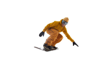 Snowboarder cut out