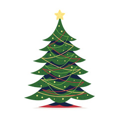 christmas tree with star