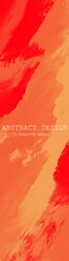 Abstract Red Orange paint Background. Vector illustration design
