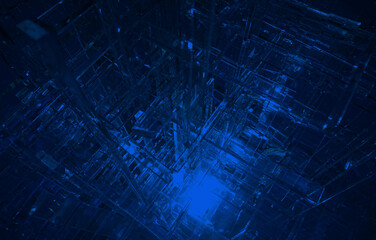 Obraz premium layers of cracked stucco in different colors as a great graphic background