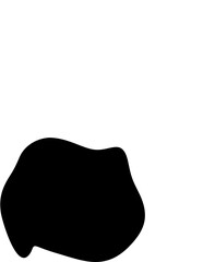 Liquid and fluid shape abstract