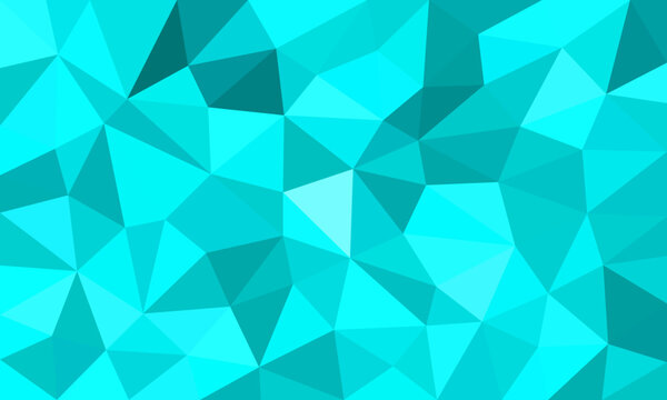 low poly blue diamond with triangle shape background. abstract low poly background of triangles. Polygonal blue geometric vector.