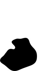 Liquid and fluid shape abstract