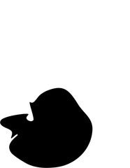 Liquid and fluid shape abstract