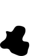 Liquid and fluid shape abstract
