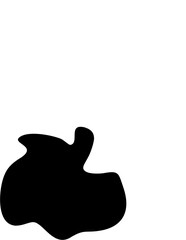 Liquid and fluid shape abstract