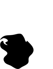 Liquid and fluid shape abstract