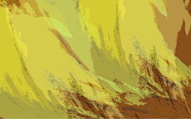 Abstract paintbrush grey grunge texture brown and yellow background