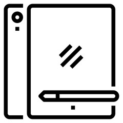 tablet Outline icon